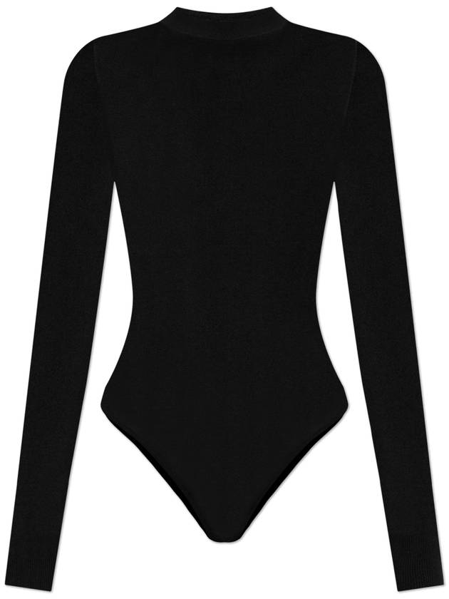 Alaïa Cashmere Bodysuit, Women's, Black - ALAIA - BALAAN 1