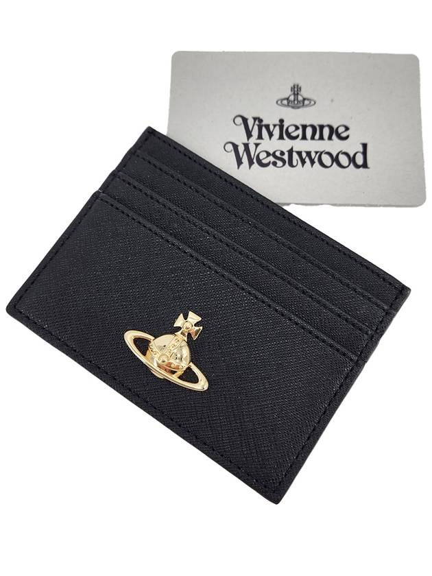 ORB Logo Cald Wallet Black - VIVIENNE WESTWOOD - BALAAN 5