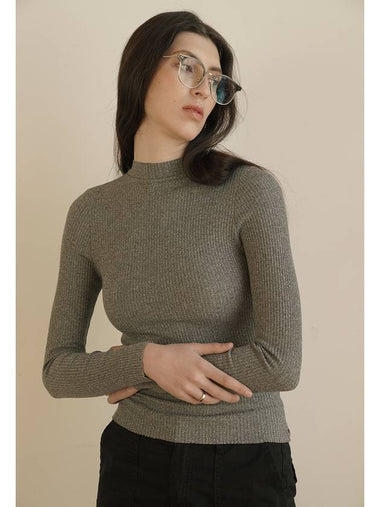 Poco Half Turtleneck Grey - LETTUCE - BALAAN 1