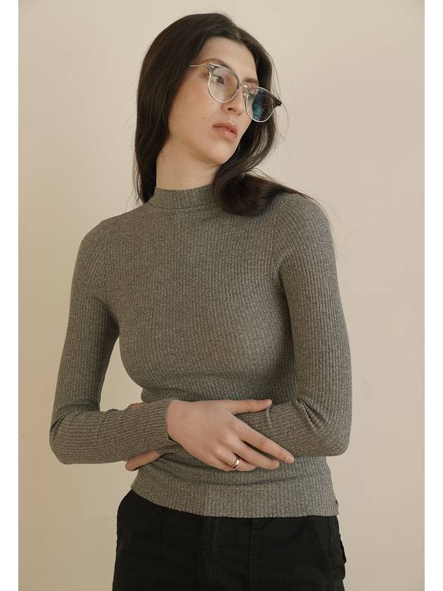 Poco Half Turtleneck Grey - LETTUCE - BALAAN 2