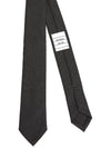 Super 120S Twill Tie Grey - THOM BROWNE - BALAAN 2