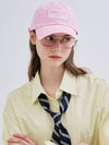 Y2K LOGO PATCH BALL CAP PINK - MACNI - BALAAN 4