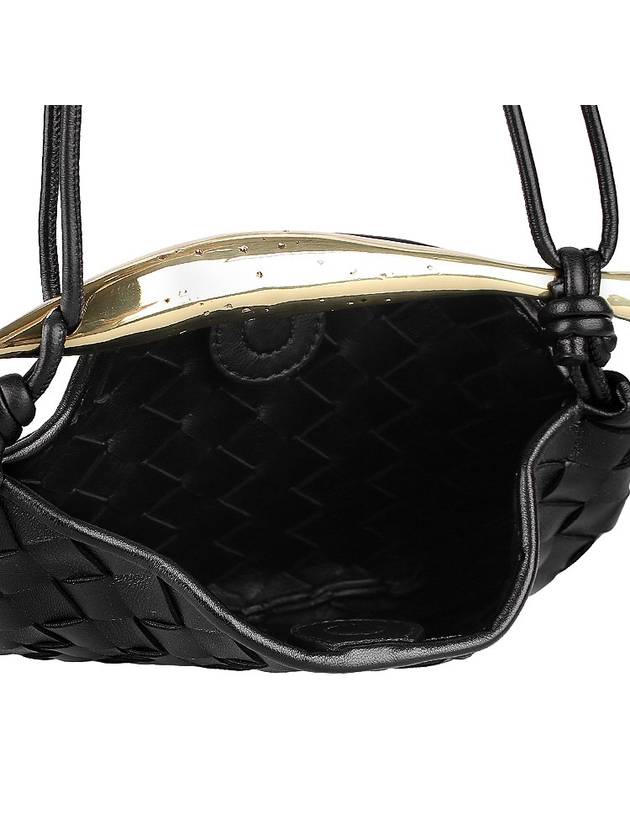 Sardin Intrecciato Mini Tote Bag Black - BOTTEGA VENETA - BALAAN 10