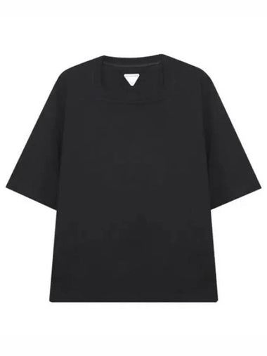 RELAXED FIT HEAVY JERSEY T SHIRT - BOTTEGA VENETA - BALAAN 1