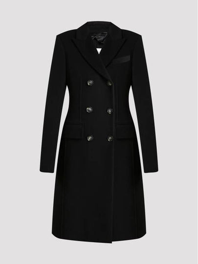 Selim Wool Double Coat Black - MAX MARA - BALAAN 2