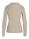 Women's Alex Pocket Wool Cardigan Beige - MAX MARA - BALAAN.