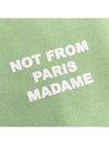 Drol de Monsieur Hooded Long Sleeves Logo Green HO101 LGNLIGHT GREEN - DROLE DE MONSIEUR - BALAAN 3