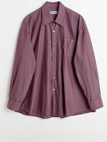 Borrowed Long Sleeve Shirt Purple - OUR LEGACY - BALAAN 2