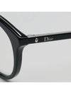 Eyewear Montaine Round Eyeglasses Black - DIOR - BALAAN 6