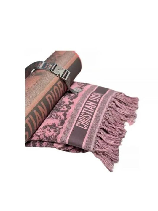 Toile de Jouy Sauvage Towel Pink - DIOR - BALAAN 1