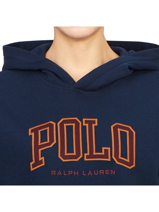 Kids brushed hoodie 323919501002 NAVY Adults can wear - POLO RALPH LAUREN - BALAAN 5