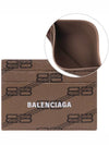 BB Monogram Card Wallet Brown - BALENCIAGA - BALAAN 3