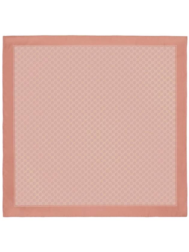 GG Silk Carré Scarf Pink - GUCCI - BALAAN 1