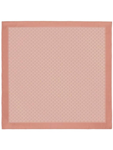 GG Silk Carré Scarf Pink - GUCCI - BALAAN 1