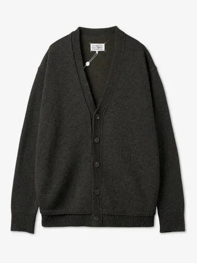 Elbow Patch Cardigan Dark Green - MAISON MARGIELA - BALAAN 2