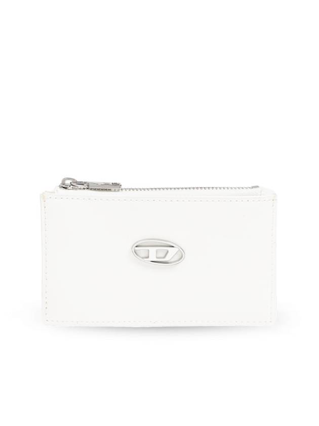 Glossy Leather Card Wallet White - DIESEL - BALAAN 2