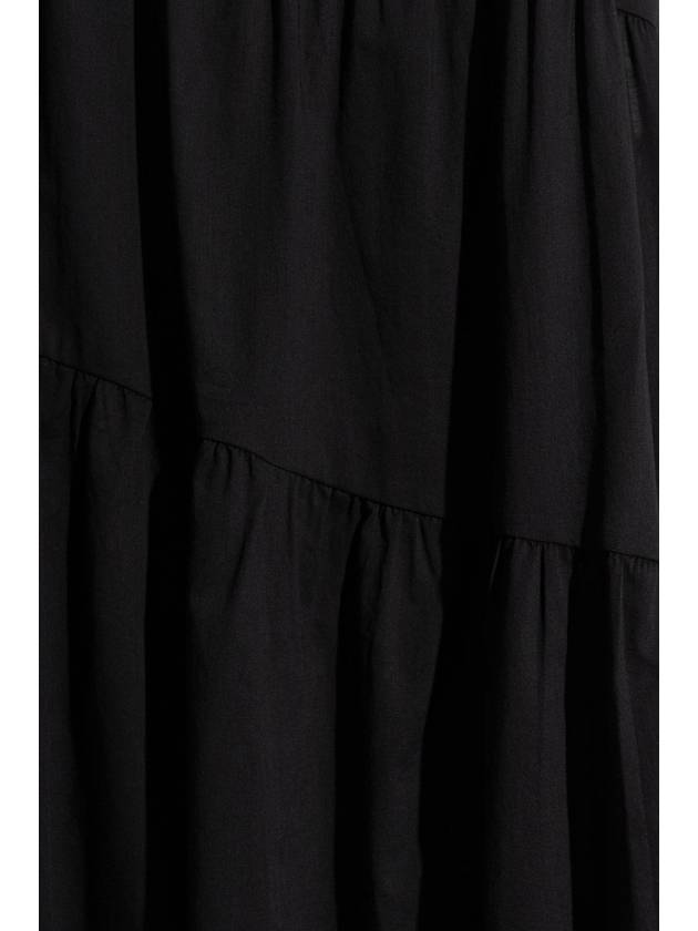 Michael Michael Kors Cotton Dress With Straps, Women's, Black - MICHAEL KORS - BALAAN 5