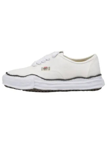 Iro Baker Sole Canvas Low Top Sneakers White - MAISON MIHARA YASUHIRO - BALAAN 1