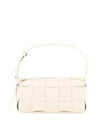 Brick Cassette Intrecciato Small Shoulder Bag White - BOTTEGA VENETA - BALAAN 2