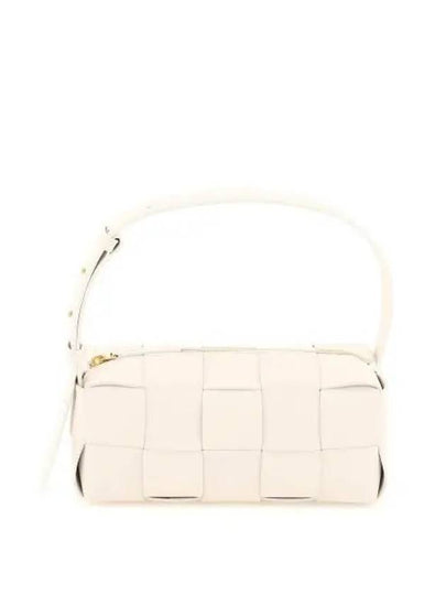 Brick Cassette Intrecciato Small Shoulder Bag White - BOTTEGA VENETA - BALAAN 2