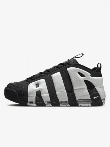 Air More Uptempo Low Men s Sneakers Black Metallic Silver Photon Dust FZ3055 001 708788 - NIKE - BALAAN 1