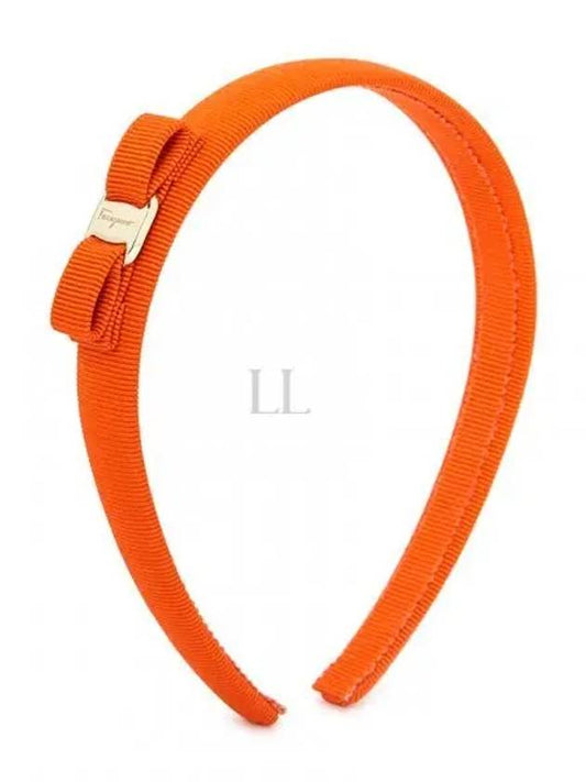 Vara Bow Headband Orange - SALVATORE FERRAGAMO - BALAAN 2