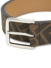 FF Motif Leather Belt Brown - FENDI - BALAAN 6