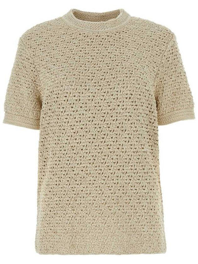 Sweater 39743997 785232 V3WM0 9227 BEIGE - BOTTEGA VENETA - BALAAN 2