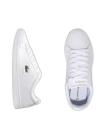 Carnaby Evo BL Leather Low Top Sneakers White - LACOSTE - BALAAN 1