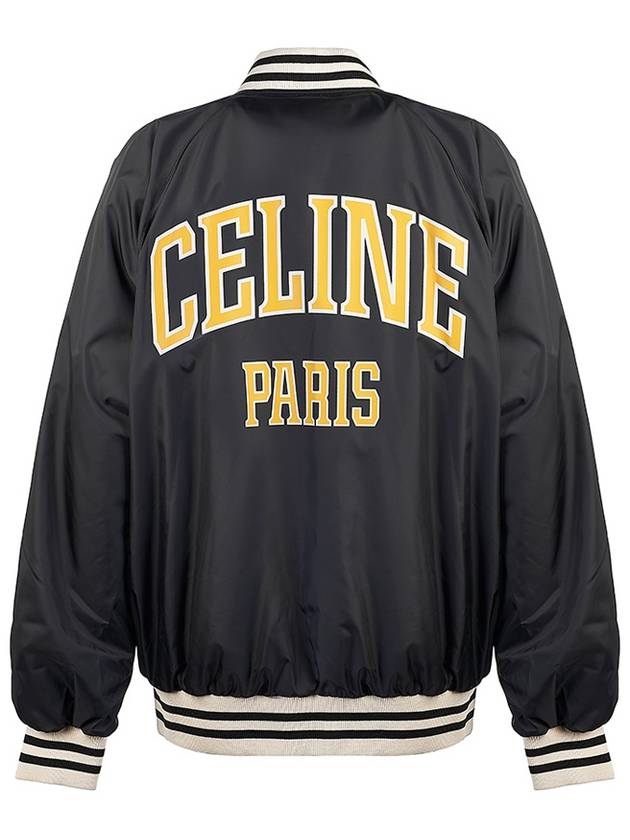 Paris Teddy Lightweight Nylon Jacket Black - CELINE - BALAAN 5