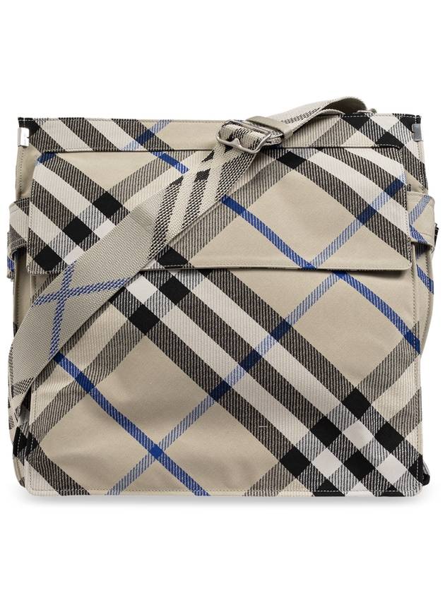 Trench Check Medium Tote Bag Lichen - BURBERRY - BALAAN 2