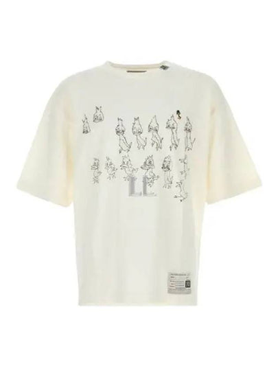 Ducks Printed Short Sleeve T-Shirt White - MAISON MIHARA YASUHIRO - BALAAN 2