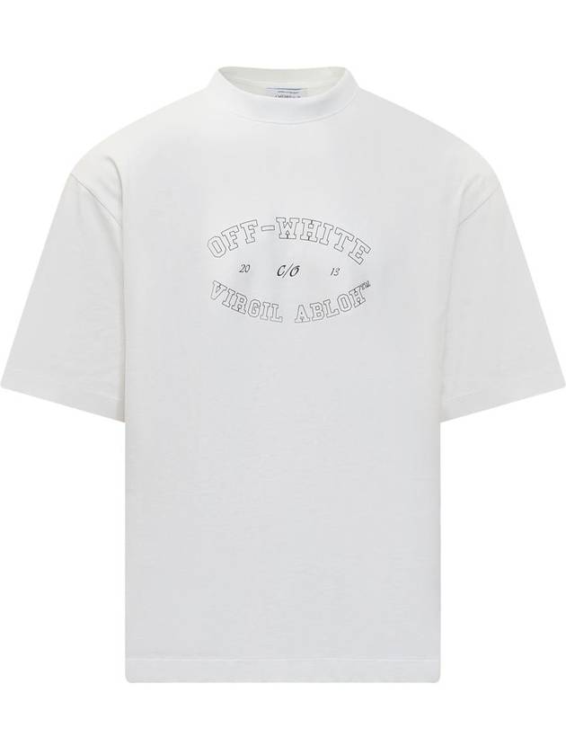 Off-White T-Shirt With Logo - OFF WHITE - BALAAN 1