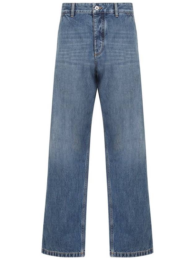 Denim Straight Jeans Blue - BOTTEGA VENETA - BALAAN 2