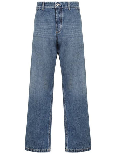 Denim Straight Jeans Blue - BOTTEGA VENETA - BALAAN 2