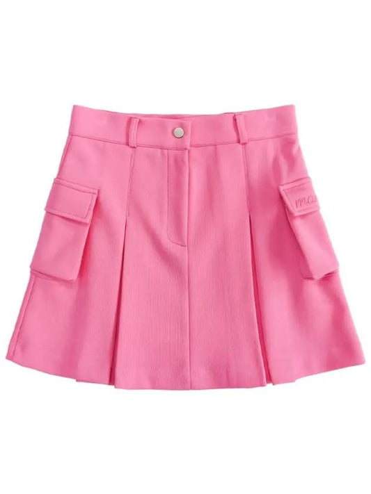 Vivid Cargo Skirt PINK - MONBIRDIE GOLF - BALAAN 2