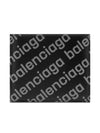 Reflected Logo Half Wallet Black - BALENCIAGA - BALAAN 1