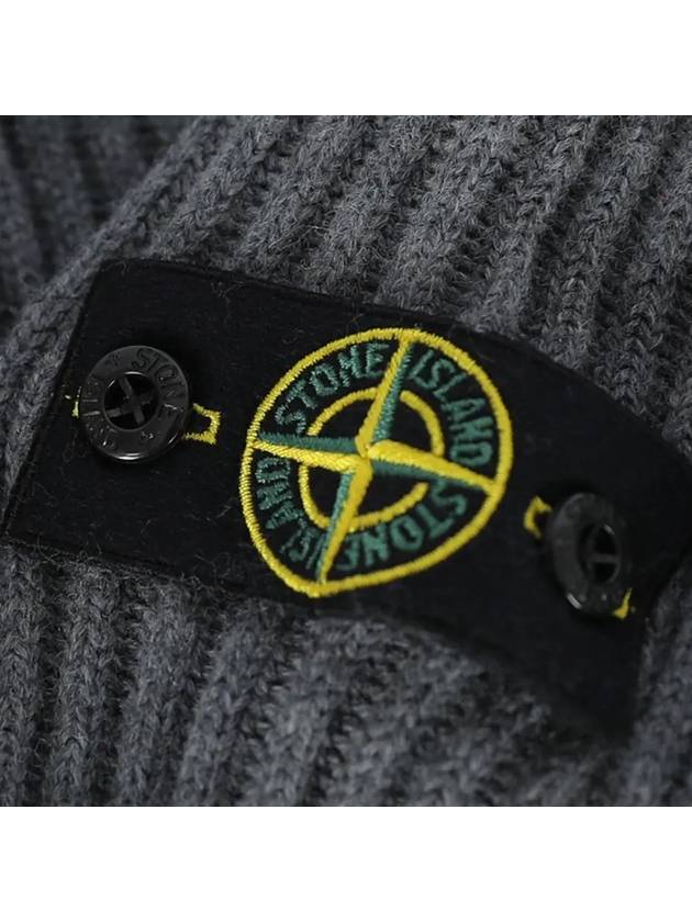 Kids Waffen Patch Knit Zip up 7916512C2 V0M67 - STONE ISLAND - BALAAN 4