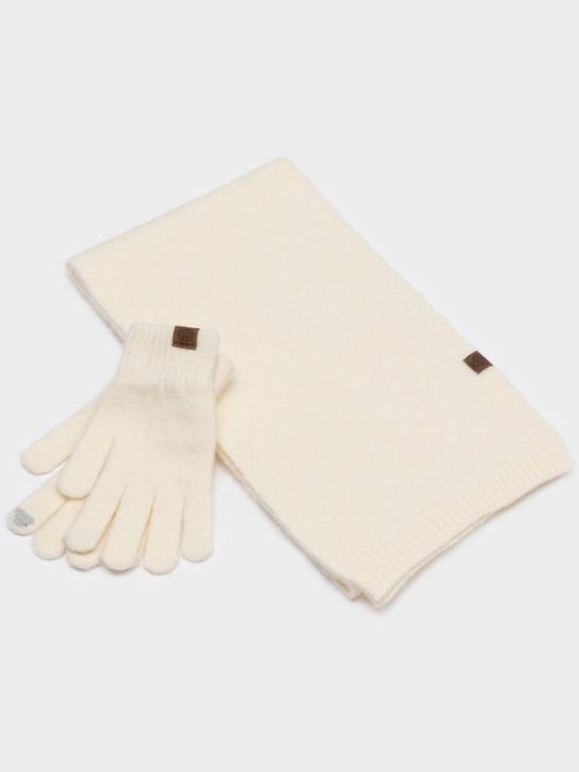 CANDY Gloves Muffler Set IVORY - RECLOW - BALAAN 2