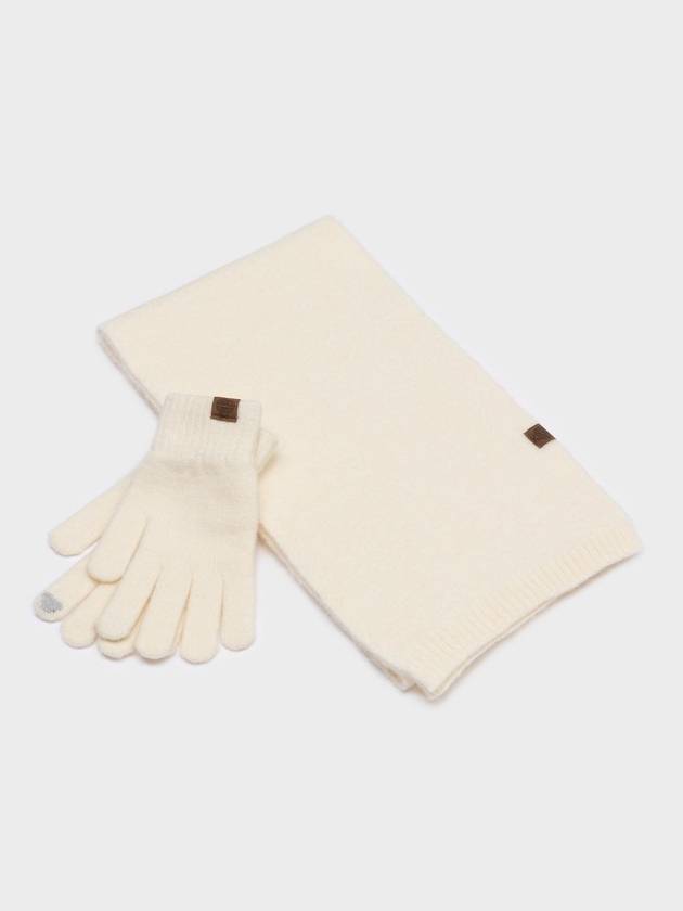 CANDY Gloves Muffler Set IVORY - RECLOW - BALAAN 2