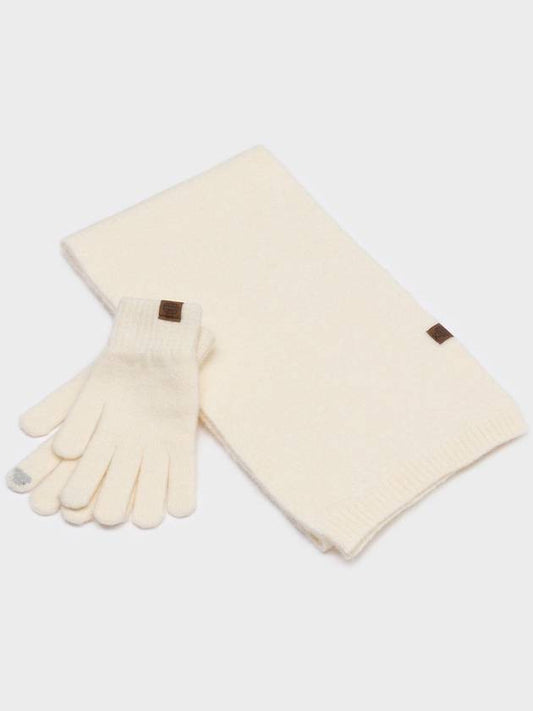 CANDY Gloves Muffler Set IVORY - RECLOW - BALAAN 1