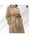 Bcollag Style Wool Single Coat Beige - MAX MARA - BALAAN 8