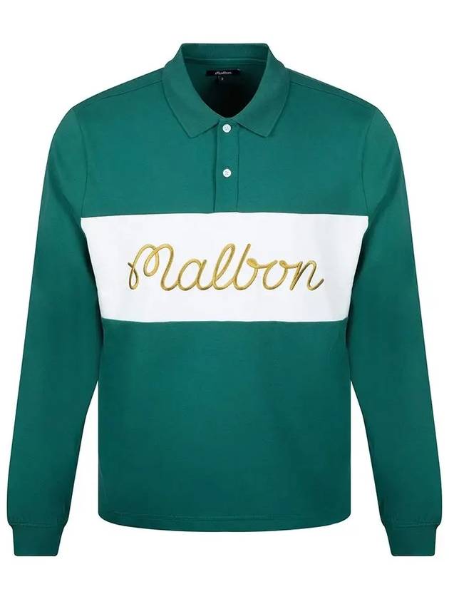 Malbon Murray Polo Long Sleeve Men s T shirt M 7609 FRS - MALBON GOLF - BALAAN 2