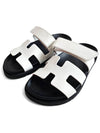 Chypre Calfskin Sandals Blanc - HERMES - BALAAN 2