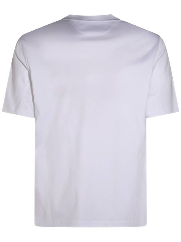 Brunello Cucinelli White Cotton T-Shirt - BRUNELLO CUCINELLI - BALAAN 3