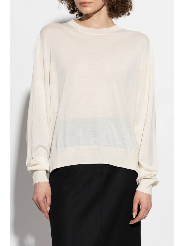 perforated detail knit sweater J01GP0003J14501 - JIL SANDER - BALAAN 4