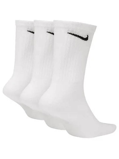 Everyday Training Crew Socks 3 Pack White - NIKE - BALAAN 2