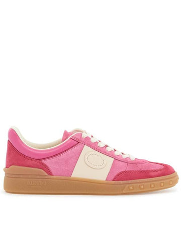 velcro sneakers in cyclamen and pink - VALENTINO - BALAAN 1