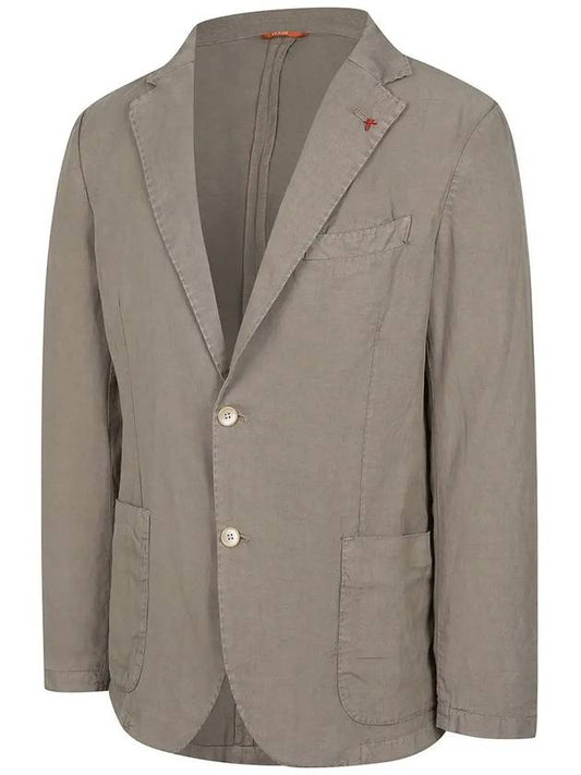 Men's casual hemp blend jacket MMJAM5T60 950 - AT.P.CO - BALAAN 2