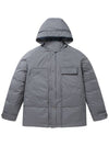 Goose Down Multi-Pocket Hooded Parka Dark Gray - SOLEW - BALAAN 2